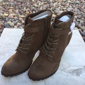 Style & Co | Cayte Lace-up Ankle Booties 7.5 NIB